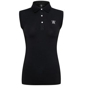 Summe sem mangas golfe camiseta mais recente roupas femininas manga curta lazer ao ar livre esporte camisa de golfe 220623