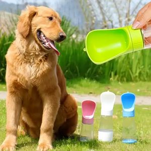 New Portable Pet Outdoor Water Bottle Feeder Large Capacity Dog Cat Travel Feeding Food Drinking Waters Bottle Inventory Wholesale B0711