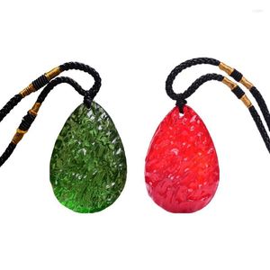 Pendant Necklaces Crystal Aerolites Stone Natural Moldavite Necklace For ApotropaicPendant NecklacesPendant