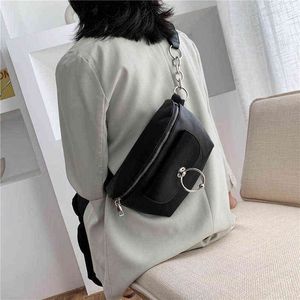 waist Bag Women's Spring and Summer Korean Women's Versatile Single Shoulder Messenger Bag Women's chest Bag 220628