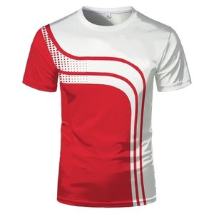 Online 3D Sports Print Tshirt For Men Summer Fashion Breatbar Explosion Kort ärm Tshirts Trend Handsome Tshirt 220521