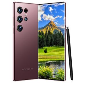 오리지널 안드로이드 폰 7.3 인치 스마트 폰 7300mAh 휴대폰 듀얼 SIM HD 카메라 4G 512GB 셀 모바일 48.0MP 스마트 폰 얼굴 ID 지문