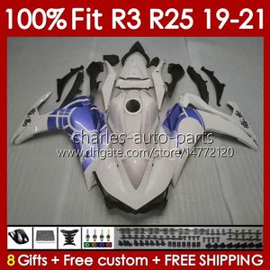 OEM-Verkleidungsset für Yamaha YZF-R3 YZF-R25 YZFR3 YZFR25 19–21, Karosserie 141Nr