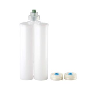 Adhesives Sealant Plastic Dual Cartridge 400ml Empty Two-Component Bottle for Epoxy