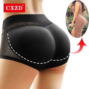 Mulheres shapers esponja acolchoado bunda lifter abundante senhora calças empurrão para cima hip enorrecedor acolchoado calcinha e cuecas underwear y220411