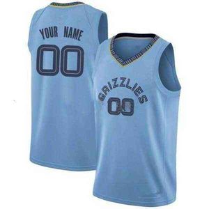 Grossistanpassad 75: e män kvinnor ungdom memphis grizzlies's 24 Dillon Brooks Ja 12 Morant 1 Kyle Anderson 13 Jaren Jackson Jr. Custom Basketball Jersey