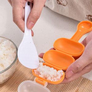 Baby Rice Ball Tools Mold Shakers Decoração de Alimentos Crianças Almoço DIY Sushi Maker Molde Cozinha Ferramentas Bento Acessórios