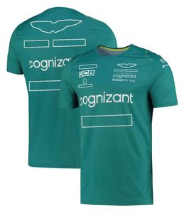 F1 Formel One Racing Suit Short-Sleeved T-shirt 2022 Team Uniform Round Neck Half-Sleeve Custom