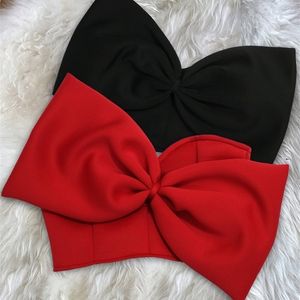 Sexy Butterfly Crop Tops Club Party Summer Black Red Bluse Woman Tank Top with Zipper Croptop S M L 220325