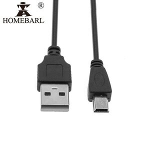 HomeBarl Data Sync Mini USB Pins Adapter Laddare V3 kabel för MP5 Player Camera Radio Transfer Laddningslinjekablar