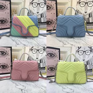 5A Multicolor Designer Väskor för kvinnor Ultimat lyxiga läderhandväskor Lyxiga och eleganta MM-G Högkvalitativ messenger-portable-väskor