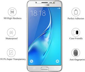 15 Stück Displayschutzfolie für Samsung Galaxy J2, S7, J7, J3, gehärtetes Glas, ohne Einzelhandelsverpackung