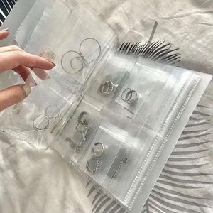 Jewelry Pouches Bags 1pcs High Clear Small Plastic Gifts Zip-lock Bag Reclosable Transparent With Storage Book Wynn22