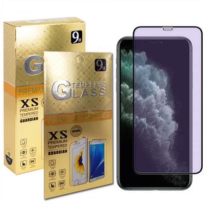 Pellicola proteggi schermo in vetro temperato anti luce blu per iPhone 13 12 11 Pro Max XS XR 7 8 Plus