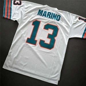 Uf Chen37 Custom Men Youth women Dan Marino 100 Football Jersey size s-6XL or custom any name or number jersey