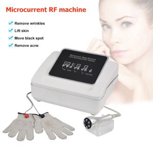 Professionell Microcurrent Magic Gloves RF Face Lift Machine Wrinkle Remover Skönhetsmaskiner