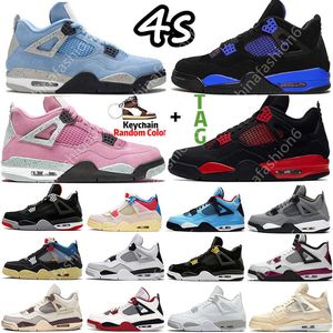 best selling 2022 New Sail 4 4s Mens Basketball Shoes Sneakers Violet Ore Newstalgia Visionaire Patent Starfish University Blue Oreo Black Cat Dark Mocha women Sports Trainers