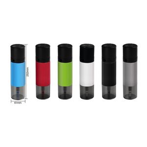 Tubi da viaggio portatili colorati Narghilè Shisha Fumo secco Herb Tabacco Waterpipe Filtro Handpipe Rimovibile Facile da pulire Supporto per tubo flessibile in silicone DHL Free