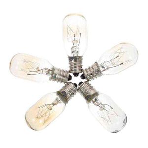 10st E12 120V 25W glödlampa Saltljus Fragrance Ljus transparent volframfilamentlampa Ersättningslampa H220428