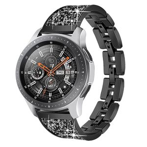 Metal Yedek Saat kayışları Samsung için Bileklikler Watch 46mm 44mm Elmas Tasarımcı Bantları