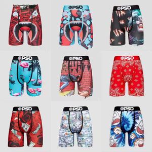 Wholesale Designer Psd Shorts Mens Boxer Underwear Sexy Underpants Printed Underwear Soft Boxers Breathable Branded Male Short Pants with bag