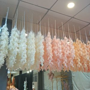 미니 낚시 인공 꽃 결혼식 천장 안개가 자욱 oncidium 웨딩 꽃 가정 장식 인공 꽃 스냅 드래곤 플라스틱 식물 벽