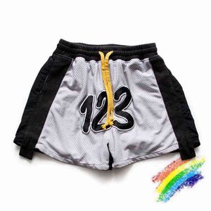 Vintage RRR123 Mesh Shorts Men Women Best Quality RRR-123 Basketball Shorts Casual Breechcloth Indoor Tag LabelT220721