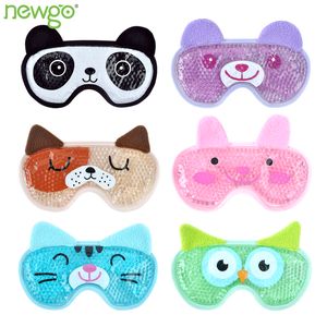 Eye Mask Reusable Gel Beads Cold Pack for Girl Kid Cooling Therapy Soothing Visual Fatigue Remove Dark Circles Cute Ice Bags 220622