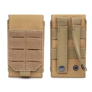 Zaini tattici da esterno Molle Pouch Camping Escursionismo Caccia Marsupio Multi Phone Pouch Holder