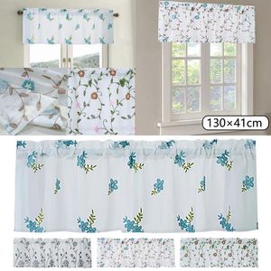 Tende per tende Tende con perle sopra Cucina floreale Caffè Camera da letto Asta pizzo corto 51 XCurtain