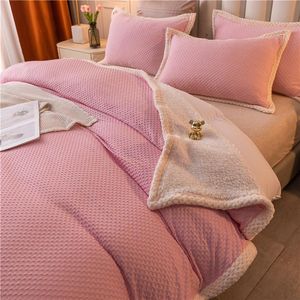 Blankets In Autumn And Winter Knitted Waffle Cashmere Multifunctional Blanket Quilt Cover Nap Leisure Thickened