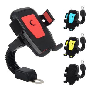 Bisiklet Telefon Tutucu Anti-Slip Universal Mobil Akıllı Telefon Bisiklet Montaj Braketi Elektrikli Scooter Motosiklet Cep Telefonu Desteği