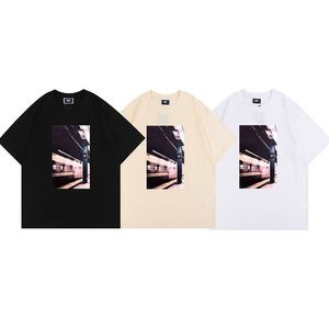 Tシャツ半袖キッドエクストレインTシャツユースサマーストリートファッションメンズアンドレディーススリーブ生地