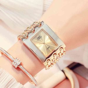 스퀘어 로즈 골드 손목 시계 여성 럭셔리 브랜드 DRS Ladi Wristwatch Stainls 스틸 다이아몬드 여성 시계 Bayan Kol Saati