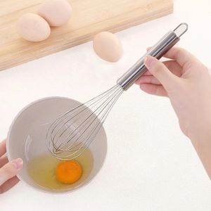 Sublimation Tool 8/10/12 inches Stainless Steel Balloon Wire Whisk Manual Egg Beater Mixers Kitchen Baking Utensil Milk Cream Butter Whisk Mixer