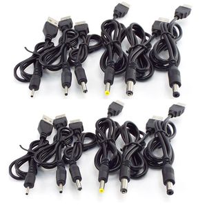 Outros acessórios de iluminação Um macho para DC 2.0 0.6 2.5 3.5 1.35 4.0 1.7 5.5 2.1 2.5mm Fonte de alimentação Plug Jack Tipo Cabos de extensão Conecte