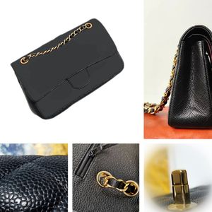 Дизайнерские женские сумки кошельки Caviar Lambskin Классические стеганые лоскутные сцепления все стильные золотые серебряные сумки серебряной цепь леди