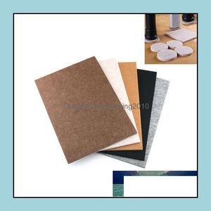 Other Household Sundries Home Garden New Arrival Self Adhesive Square Felt Pads Furniture Floor Scratch Protector Diy Accessories Drop Del