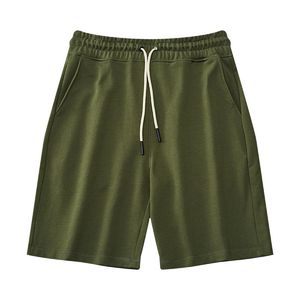 Heren shorts mannen zomer terry doek vintage leger groene sportkleding vetertrekking meisjes gebreide katoenjongens strandkleding xxxl