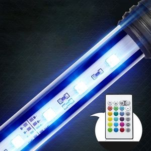 Aquário LED Bar Light 78cm RGB Controle Remoto Aquário Para Tanque Peixe Amphibious Submersible LED Lâmpada Arowana Light Y200917