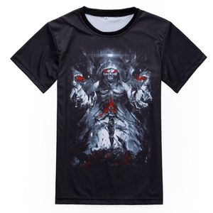 Men s T Shirts MGFHOME Anime JK Overlord Cosplay Shirt Skull Ainz Ooal Gown Related T Shirt Tops Tee Short Sleeve Women Men Tshirt Casual