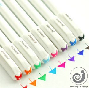 8 st / set Candy Color Gel Pen Cute Pennor Canetas Material Escoolar Stationery Papelaria Skolkontor Tillbehör Jia080