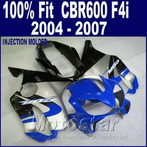HONDA CBR 600 F4i kaporta 2004 Enjeksiyon kalıplama 2004 2004 2007 vücut parçaları cbr600 f4i 04 05 06 07 mavi SDAW özelleştirmek