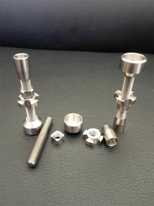 14.4mm ang18.8mm Titanium Nail smoking metal pipe click n vape for water pipes Incense Globe Dab Oil Rig