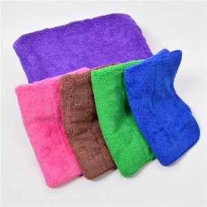 Thicken Microfiber Towel Kitchen Cleaning Cloths Plush Absorbent Microfibre Cleaning Towels Soft Hand Towel Polish Cloths Cleaning Rags