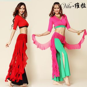 2017 Novo design de dança do ventre Prática traje de dança desgaste para dança do ventre mulheres dança pano indiano