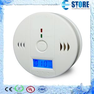 CO Carbon Monoxide Detector Smoke Home Alarm Safety Gas Fire Poisoning Warning Alarm Sensor Battery Operated Alert LED Display