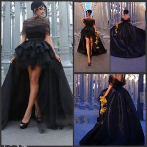 Vestidos de casamento gótico preto vintage 2024 pescoço alto jardim estilo country fotografia frente curta longa volta alta baixa vestidos de noiva fora dos ombros vestidos novias