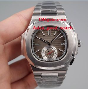 4 Style Herrenuhren 40 mm 5980 Edelstahlarmband Kalender schwarzes Zifferblatt Herren automatische mechanische Uhr Armbanduhren