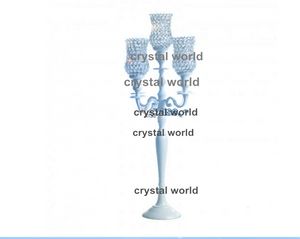 Горячий!! Свадебный кристалл канделябры в продаже, декоративная высокая свадьба Candelabra Center